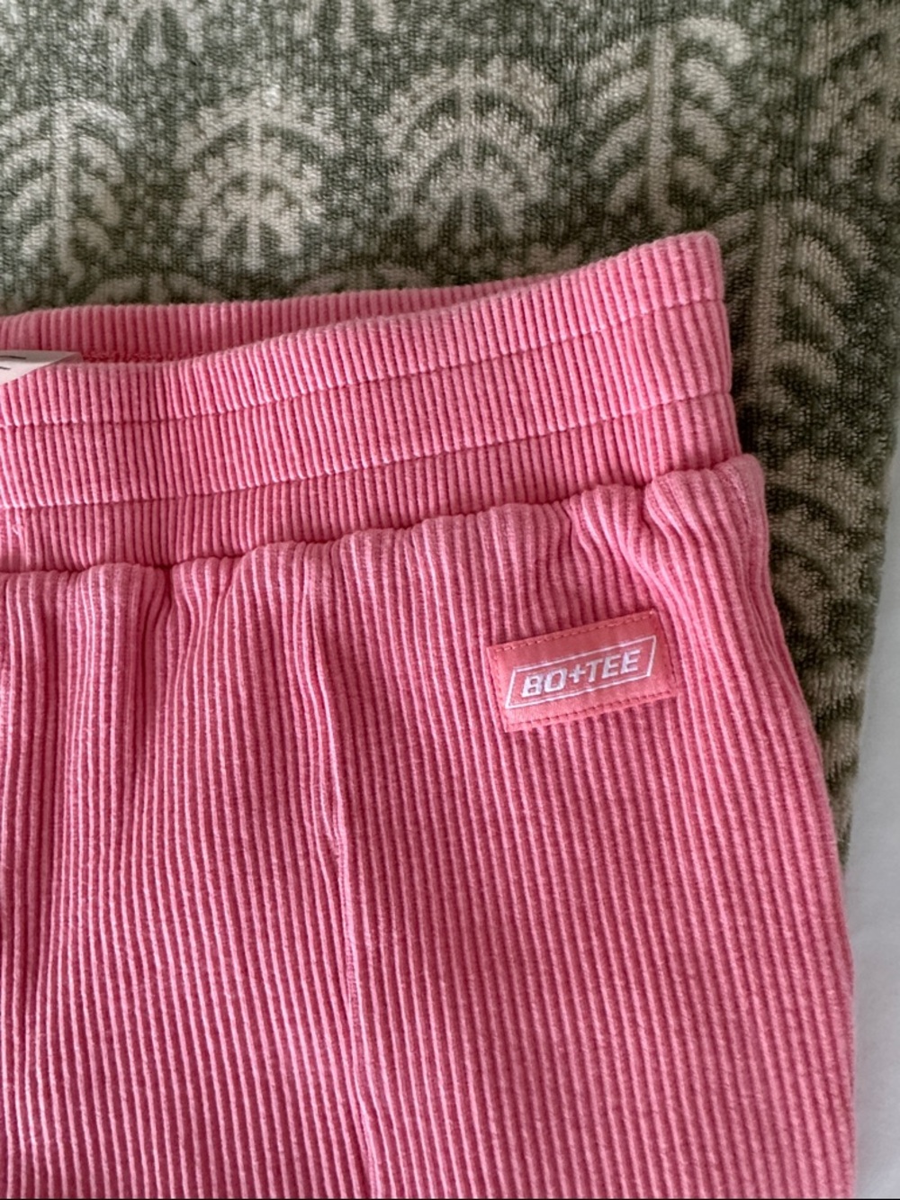 Bo+Tee Pink Ribbed Pants - Picture 2 of 7